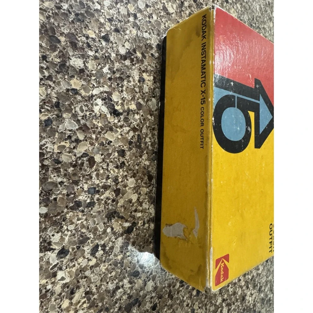 VINTAGE KODAK‎ INSTAMATIC X-15 COLOR OUTFIT 126MM FILM CAMERA IN BOX UNTESTED